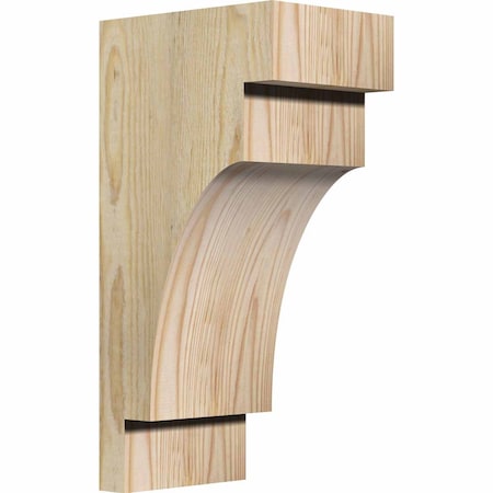 Ekena Millwork Mediterranean Rough Sawn Corbel, Douglas Fir, 6"W x 8"D x 16"H COR06X08X16MED00RDF